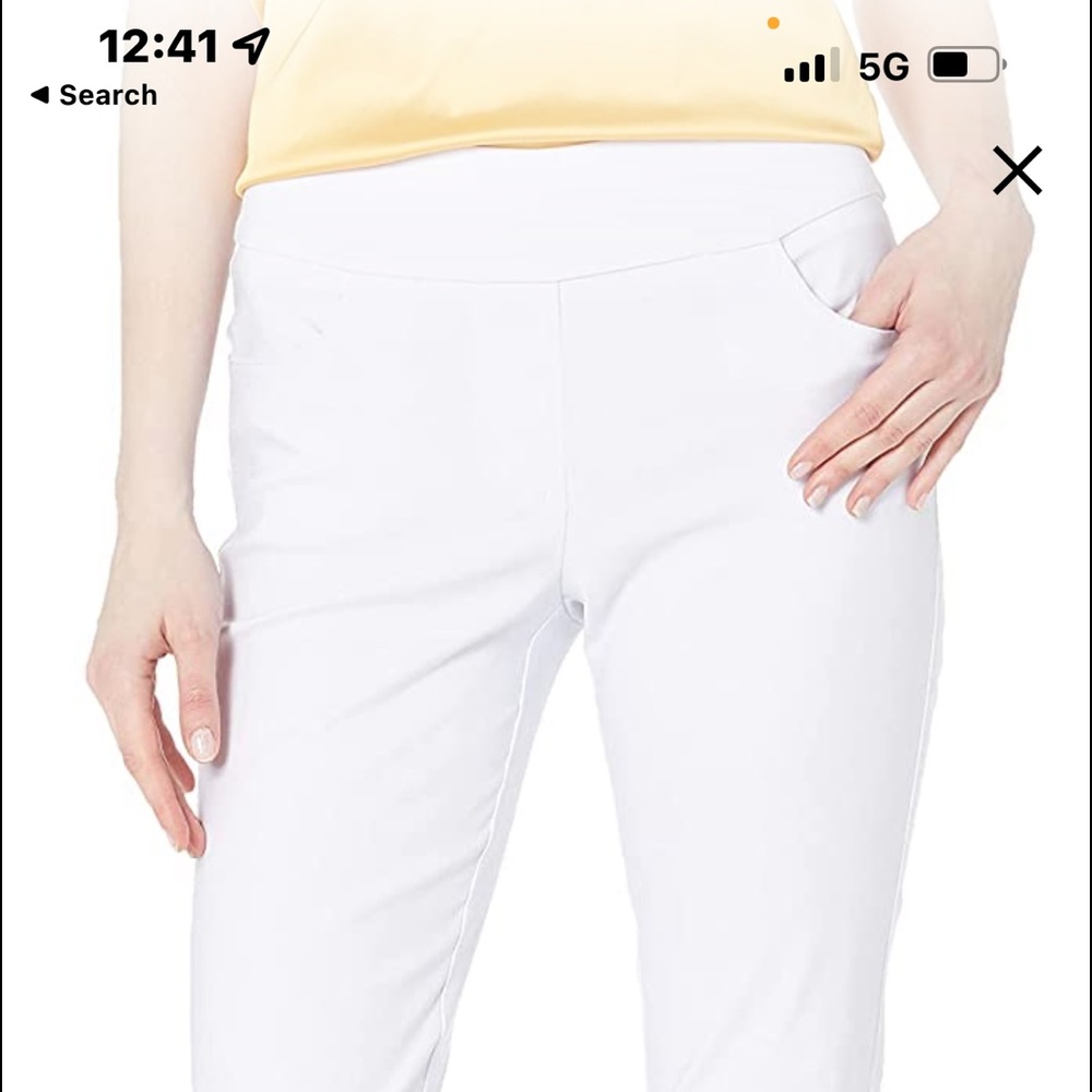 Tribal women’s flatten it capris pants white size 18